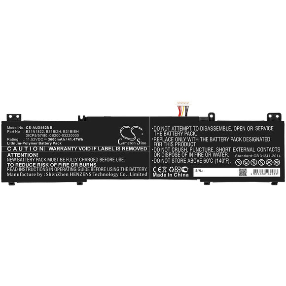 Battery For ASUS Zenbook Flip 14 UM462DA, - vintrons.com