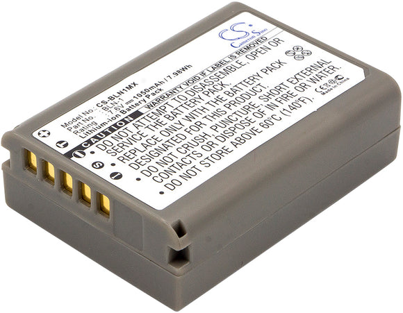 Battery For OLYMPUS EM1 II, E-M1 II, EM5, E-M5, OM-D, (1050mAh / 7.98Wh) - vintrons.com