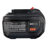 2500mAh Battery For Black & Decker 60V Max Blower, - vintrons.com