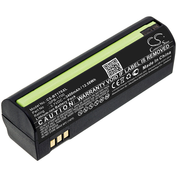 3400mAh Battery For GLOBALSAT GSP-1700, - vintrons.com