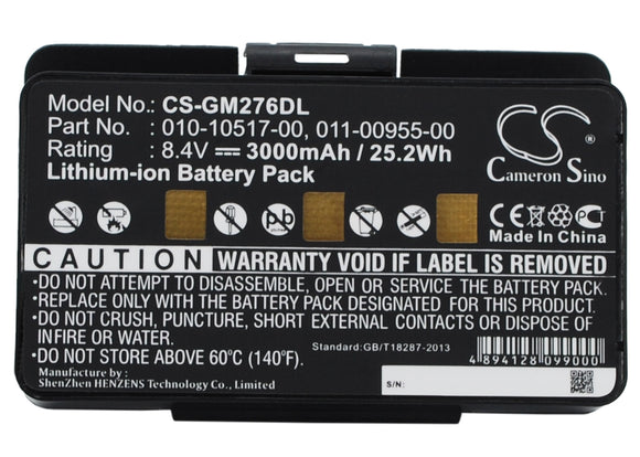 Battery For Garmin 010-00543-00, 100054300, 3580100054300, EGM478, - vintrons.com
