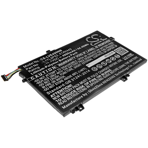 Battery For Lenovo ThinkPad E485, ThinkPad E490, ThinkPad L490,
