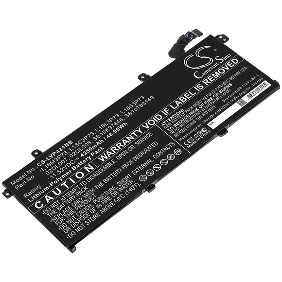 Battery For LENOVO ThinkPad P43s, ThinkPad T490,