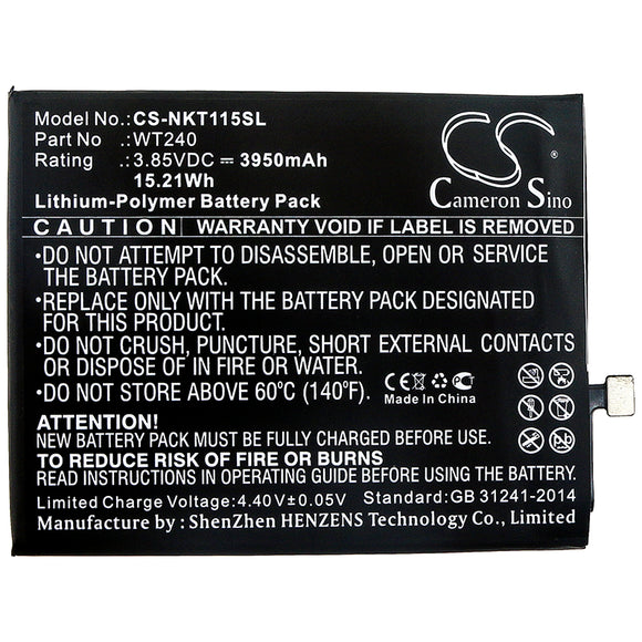 Battery For Nokia 3.2, TA-1154, TA-1156, TA-1159, TA-1161, TA-1164, - vintrons.com