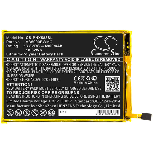 Battery For Philips Xenium CTS386, Xenium CTX588, Xenium S386, - vintrons.com