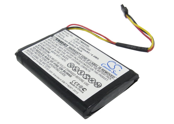 TOMTOM AHA11111009, FLB0813007089, VFAS Replacement Battery For TOMTOM GO 60, One XL Europe Traffic, One XL Traffic, XL 30 Series, - vintrons.com