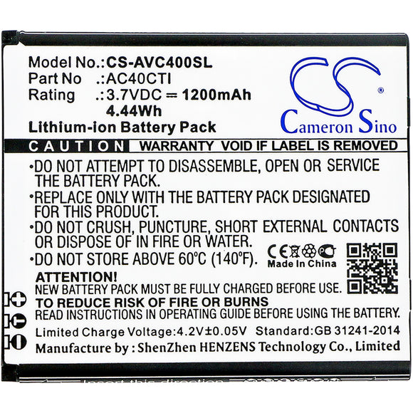 AC40CTI Replacement Battery For Archos 40C Titanium,