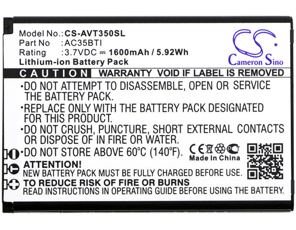 AC35BTI Replacement Battery For Archos 35b Titanium, 35b Titanium Dual SIM,