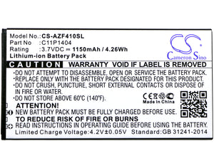 C11P1404 Replacement Battery For ASUS ZenFone 4 A400CG, ZenFone 4 PF400CG,