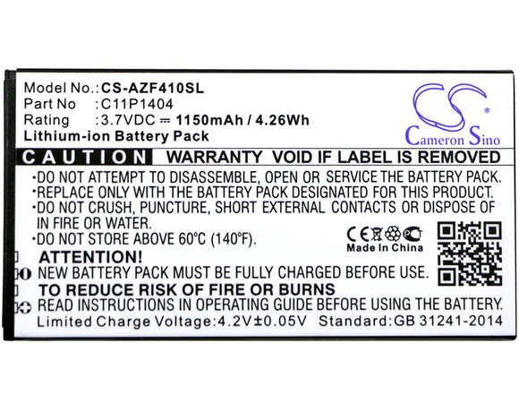 C11P1404 Replacement Battery For ASUS ZenFone 4 A400CG, ZenFone 4 PF400CG,