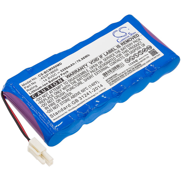 bcm900md-medical-biocare-battery-for-biocare-pm900-pm900-patient-monitor-pm900s-pm900s-patient-monitor-4s2p18650