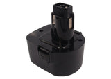 Battery For Black & Decker CD1202GK, CD1202K, CD120GK, CD120GK2, CD12CA, CD12CAB, CD12CAH, CD12CB,