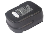 Battery For Black & Decker BD12PSK, BDBN1202, BDG1200K, BDGL12K, BDID1202, CD1200SK, CD12SFK,