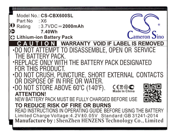 battery-for-cubot-x6-x6
