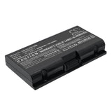 Battery For Clevo NH55ADY, NH57AF1, PB51DF2, PB51RF-G, PB70EF-G, PB71EF-G, PB50BAT-6, PB50BAT-6-62, - vintrons.com
