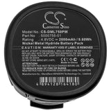 Battery For DREMEL 7300, 7300-N/5, 7300-N/8, 7300-PT, 750, 750-02, 755-01, MiniMite 750-02,