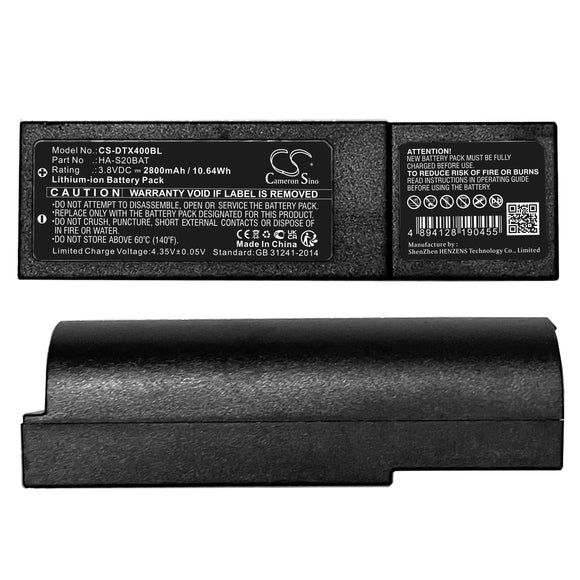 Battery For Casio DT-X400, DT-X450, HA-S20BAT,