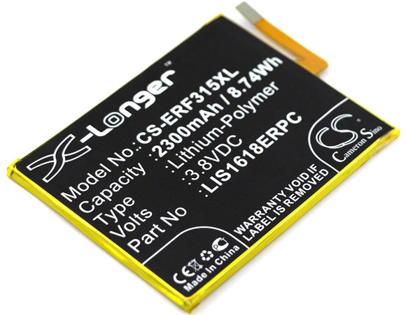 SONY 1298-9239, LIS1618ERPC Replacement Battery For SONY F3311, F3313, Xperia E5, Xperia E5 Dual Sim,
