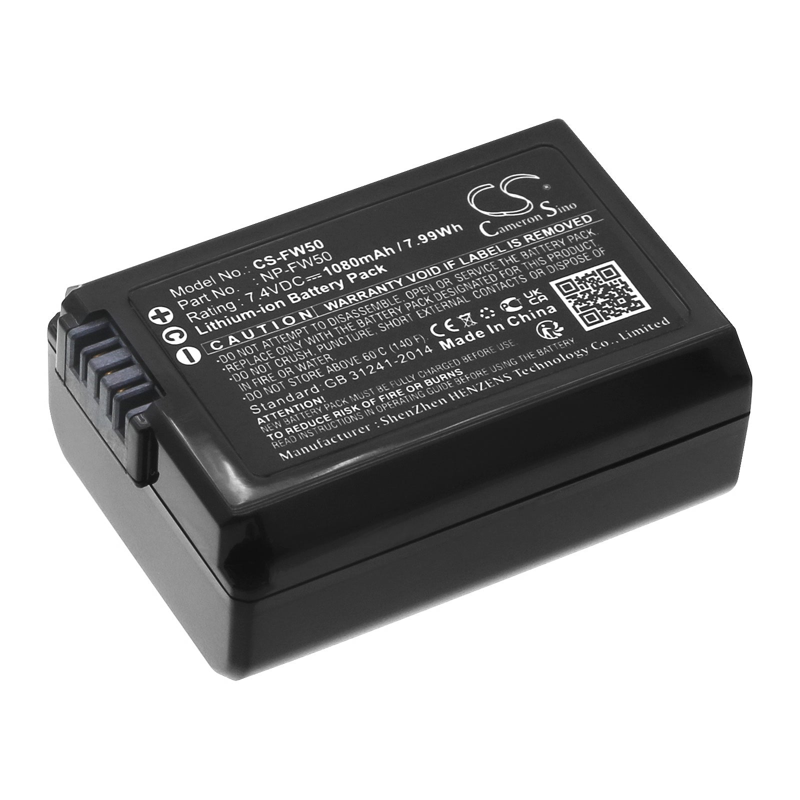 Batteria Sony NP-FW50, NP FW 50, NEX-3, NEX-5 New Batteria Sony NP-FW50, NP FW 50, NEX-3, NEX-5 New