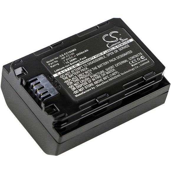 2050mAh Battery For SONY A7 Mark 3, A7R Mark 3, Alpha a7 III,