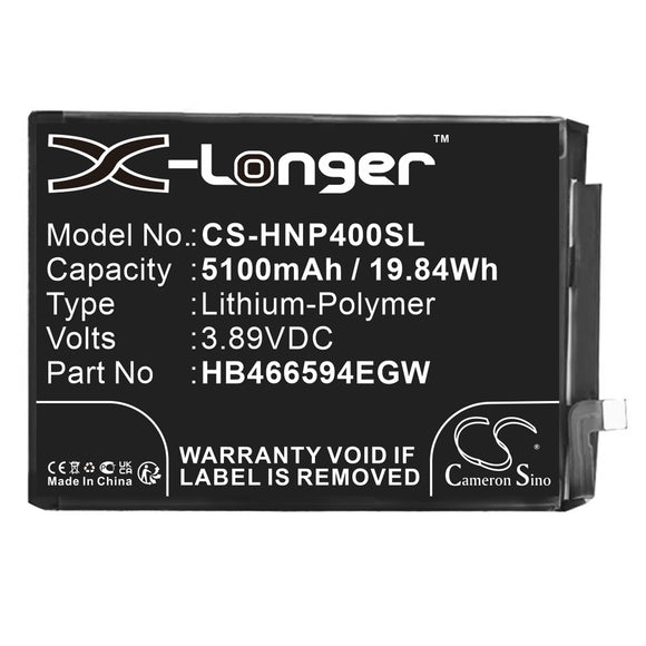 Battery For Honor Play 40, WDY-AN00, HB466594EGW,