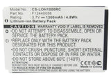 Battery For Logitech Harmony 1000 Remote, Harmony 1100 Remote, Harmony 915 Remote,