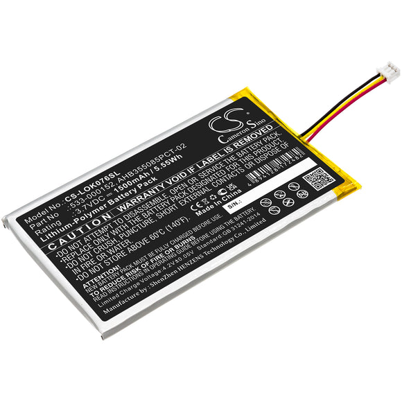 lok076sl-kmouse-logitech-battery-for-logitech-g913-g913-tkl-yr0076-g915-g915tkl-533-000152-ahb355085pct-02-l/n:-2012