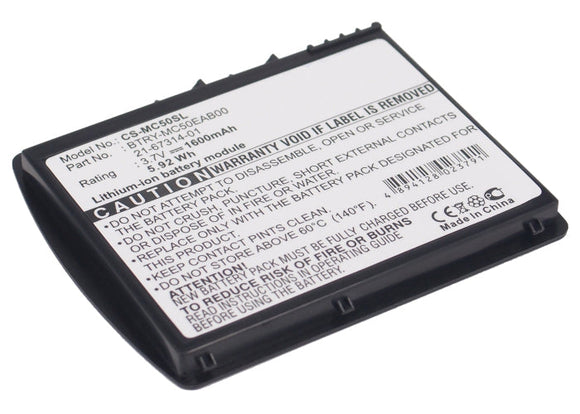SYMBOL 21-67314-01, BTRY-MC50EAB00 Replacement Battery For SYMBOL MC50, MC5040,