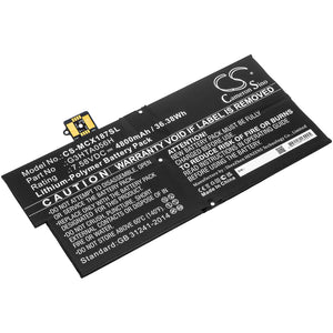 mcx187sl-tablet-microsoft-battery-for-microsoft-surface-pro-x-1876-g3hta056h