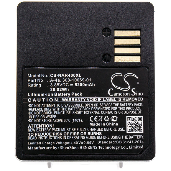 5200mAh Battery For Arlo Ultra, Ultra 4K UHD, VMA5400-10000S, VMS5140, 308-10069-01, A-4a,