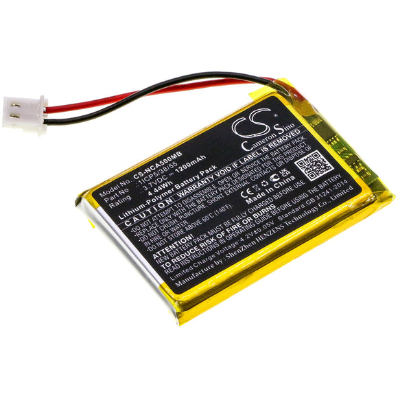 battery-for-nuk-eco-control-audio-500-eco-control-audio-530d+-1icp5/38/55