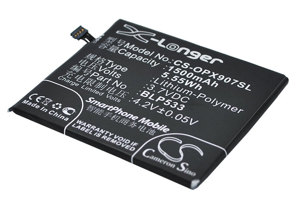 opx907sl-mobilep-oppo-battery-for-oppo-finder-x907-blp533