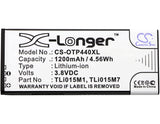 TLi015M1, TLi015M7 Replacement Battery For Alcatel One Touch Pixi 4 4.0, OT-4034, OT-4034D, OT-4034X,