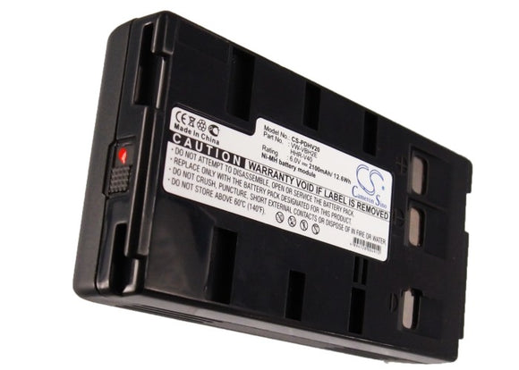Battery For Panasonic HHR-V20, PV-BP15, PV-BP17, VW-VBH1E, VW-VBR1E, VW-VBS1, VW-VBS1E, VW-VBS2,