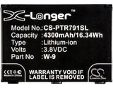 Battery For AT&T Unite Explore, Unite Explore Rugged, 308-10013-01, W-9, W-9B,