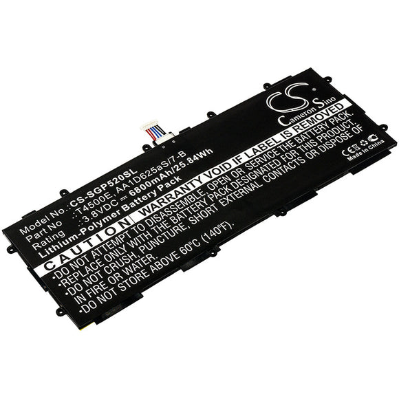SAMSUNG AA1D625aS/7-B, T4500E Replacement Battery For SAMSUNG Galaxy Tab 3 10.1, GT-P5200, GT-P5210, GT-P5220,