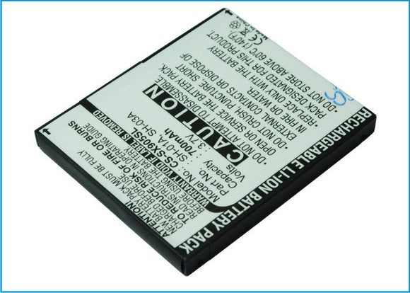 SHARP SH-01A, SH-03A, SHBAY1 Replacement Battery For SHARP 813SH, 820SH, 821SH, 823SH, 930SH, SH-01A, SH-03A, SH-04B, SH-05A, SH905i, SH906i,