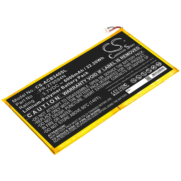 Battery For ACER Iconia One 10 B3-A40, - vintrons.com