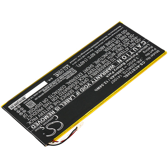 ACER 141007, KT.0010N.001, PR-3258C7G Replacement Battery For ACER A1-734, Iconia Talk S, - vintrons.com