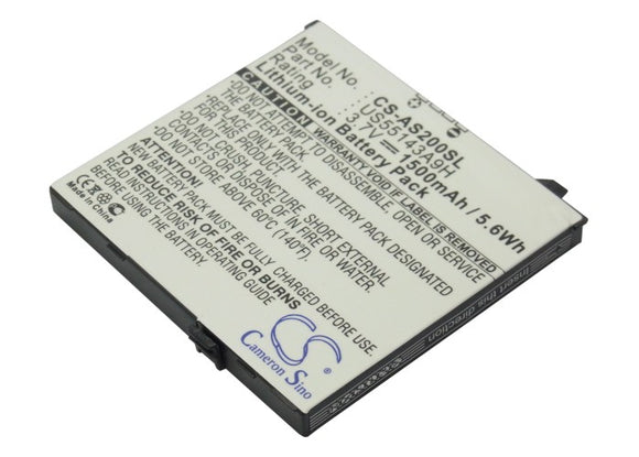 ACER A78TAD20F, US55143A9H Replacement Battery For ACER F1, neoTouch S200, Newtouch S200, - vintrons.com