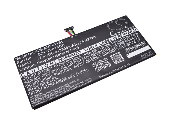 ASUS 0B200-00090000, 0B200-00100100, C21-TF810CD Replacement Battery For ASUS VivoTab TF810CD, - vintrons.com