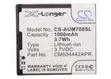 AMPLICOMMS CM504442APR Replacement Battery For AMPLICOMMS PowerTel M6900, PowerTel M7000, - vintrons.com