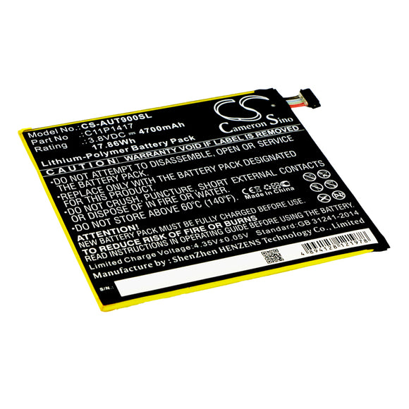 ASUS 0B200-01290000, C11P1417 Replacement Battery For ASUS ansformer Book T90 Chi, Transformer Book T90, - vintrons.com