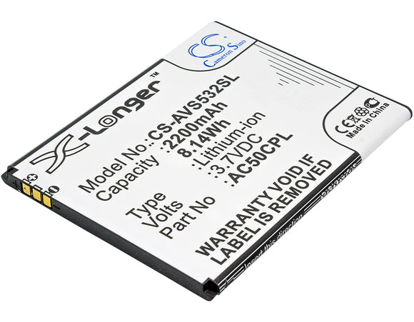 ARCHOS AC50CPL, BSE70H Replacement Battery For ARCHOS 50c Platinum, - vintrons.com