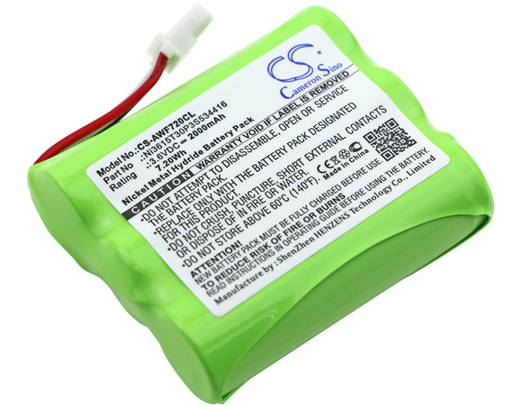 AT&T Ni3615T30P3S534416, WF720 Battery Replacement For AT&T WF720, - vintrons.com