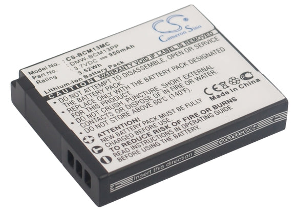 Battery For PANASONIC Lumix DMC-FT5, Lumix DMC-FT5A, Lumix DMC-FT5D, - vintrons.com