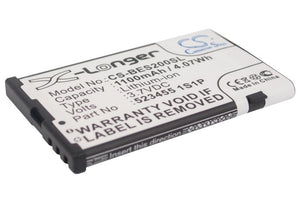 BEA-FON 523455 1S1P Replacement Battery For BEA-FON S200, S210, / VIDEOCON V1612, - vintrons.com