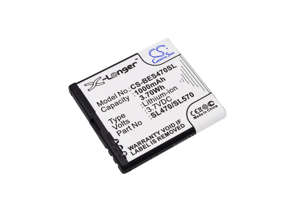 BEA-FON SL470/SL570 Replacement Battery For BEA-FON SL470, SL570, SL670_EU001W, SL670A, - vintrons.com