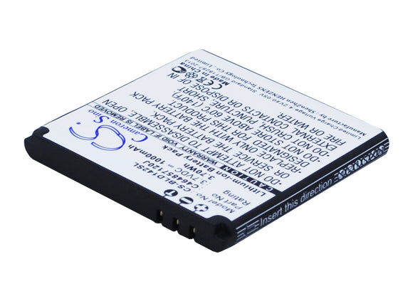 BLU C464857120J Replacement Battery For BLU D142, DASH JR 4.0, Dash Junior 4.0, - vintrons.com