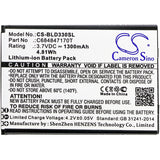 BLU C684847170T Replacement Battery For BLU D330, Dash Music 2, Dash Music II, - vintrons.com